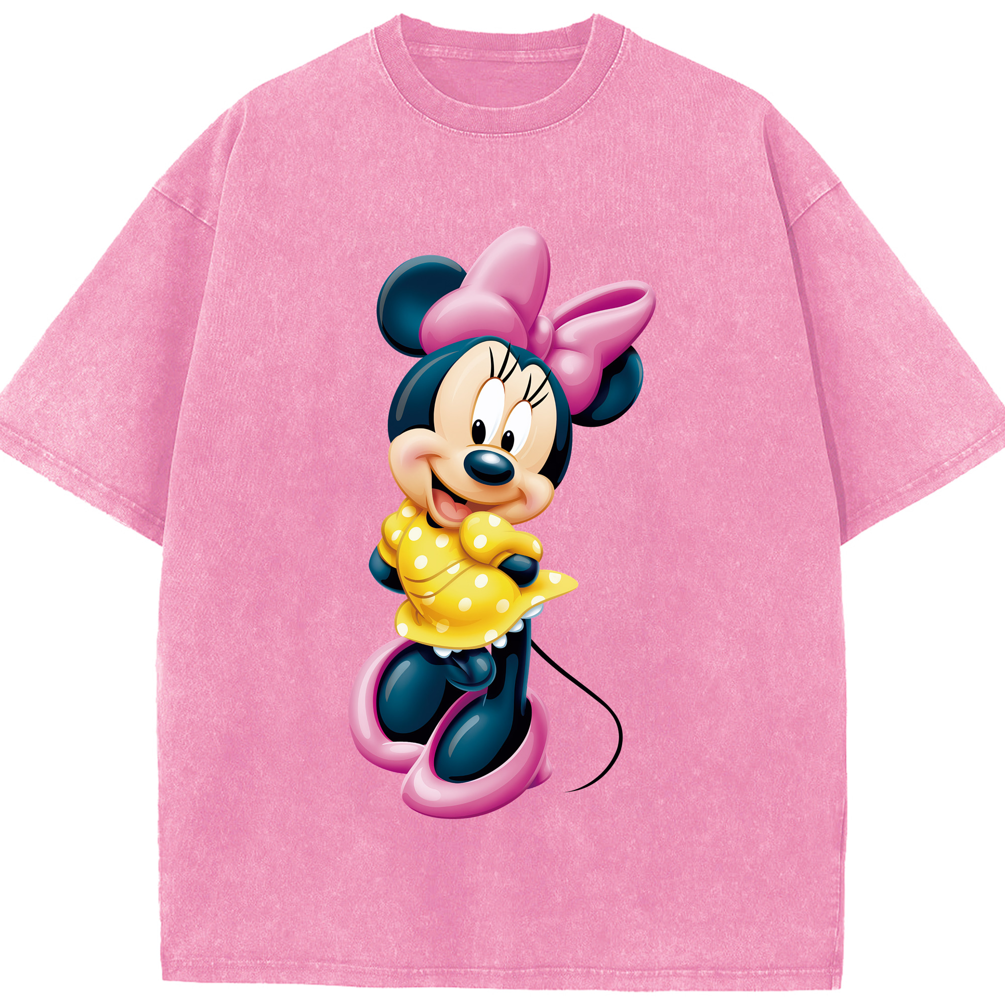 （画像用） ミッキーマウス Mickey Mouse 綿100% ヴィンテージ風 半袖Tシャツ（フロントプリント）